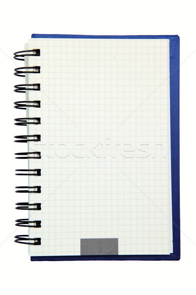 Stockfoto: Geïsoleerd · ring · grafiek · boek · papier · textuur