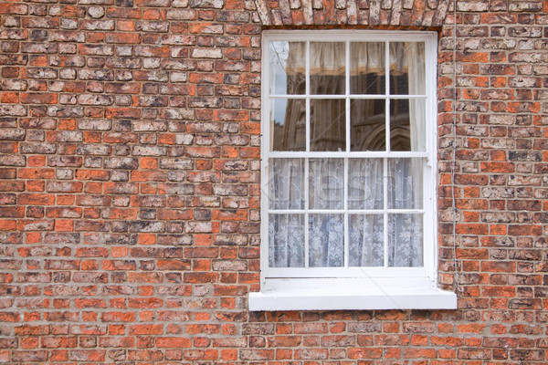 Windows on wall Stock photo © vichie81