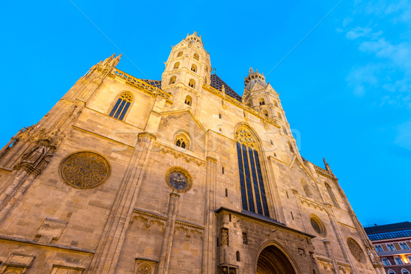 St. Stephan cathedral Vienna Austria Stock photo © vichie81