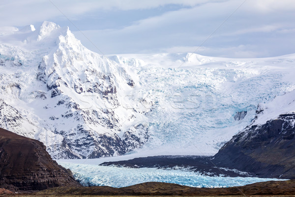 Stockfoto: Gletsjer · park · hemel · natuur · achtergrond · zomer