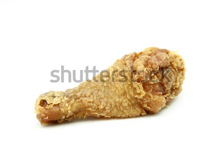 isolated golden brown crispy fried chicken drumsticks Stock photo © vichie81
