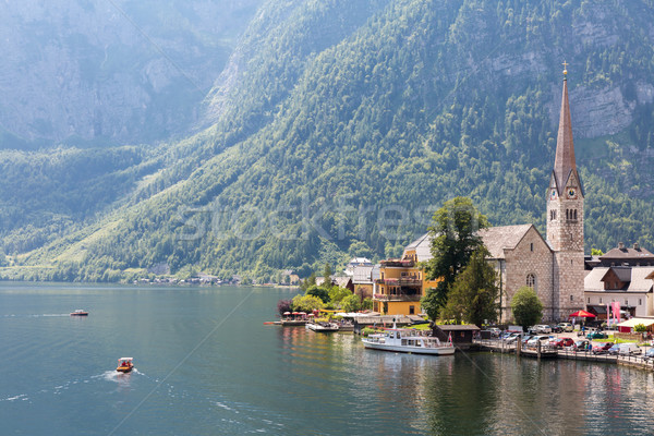 Hallstat Village Austria Stock photo © vichie81