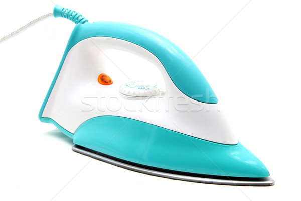 green electronic iron for housework Stock photo © vichie81