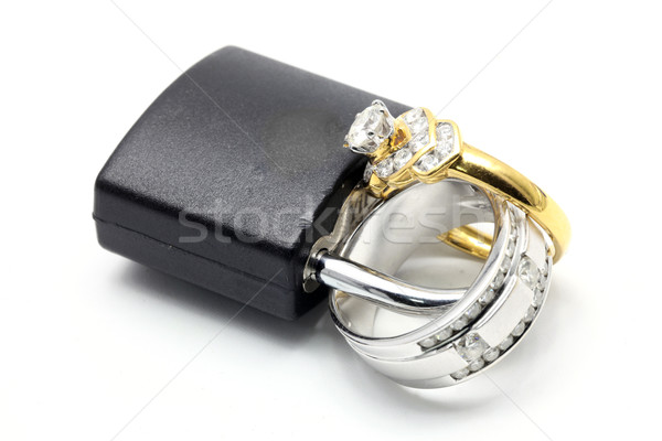 Anello amore insieme per sempre coppie lusso Foto d'archivio © vichie81
