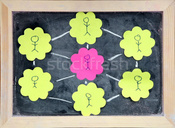 social network education Stock photo © vichie81