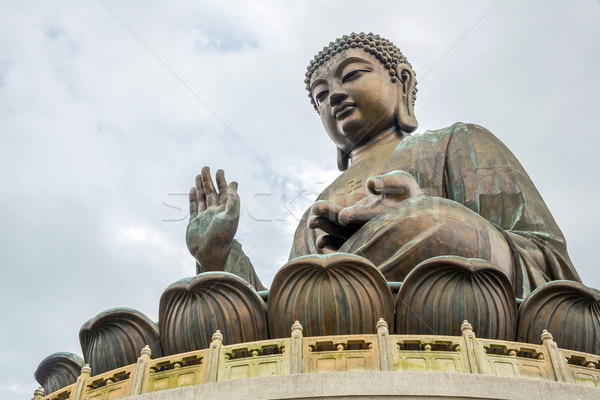 Stock photo: Giant Buddha at Po Lin Monastery Hong Kong