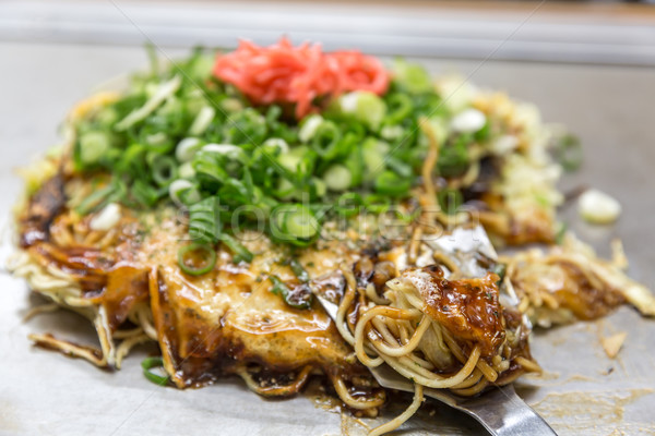 [[stock_photo]]: Japonais · pizza · alimentaire · plaque · chaud · crevettes