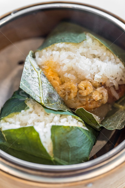 sticky rice dumpling Stock photo © vichie81