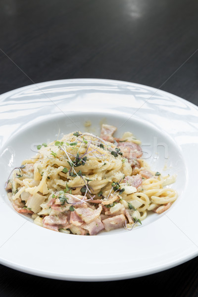 spaghetti carbonara Stock photo © vichie81