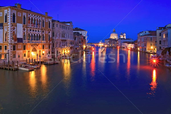 Grand Canel Venice night Stock photo © vichie81