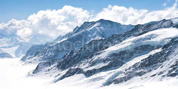 Great Aletsch Glacier Jungfrau Switzerland Stock photo © vichie81