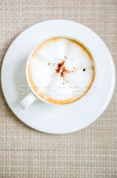 Coffee latte art Stock photo © vichie81