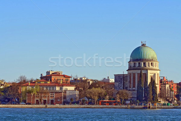 Church at Grand canel in Venice, Italy Stock photo © vichie81