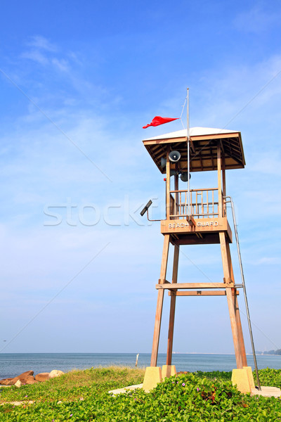 guard Tower at beach Stock photo © vichie81