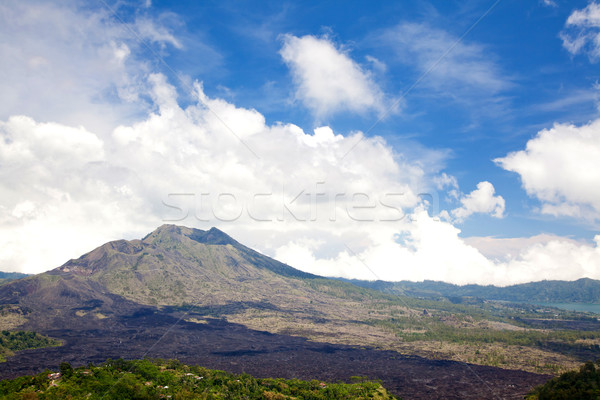 Vulcão bali Indonésia paisagem cratera céu Foto stock © vichie81