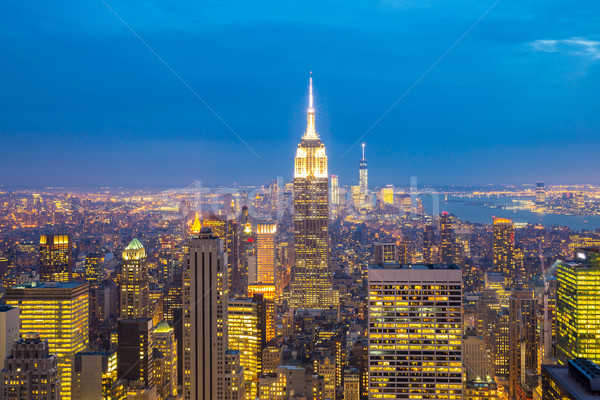 New York City skyline Stock photo © vichie81
