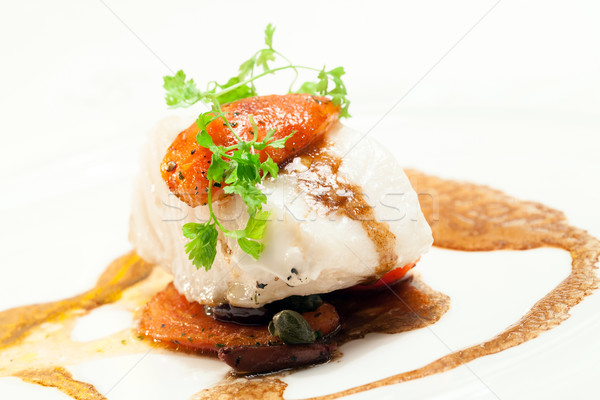 Grilled Snow Fish Stock photo © vichie81