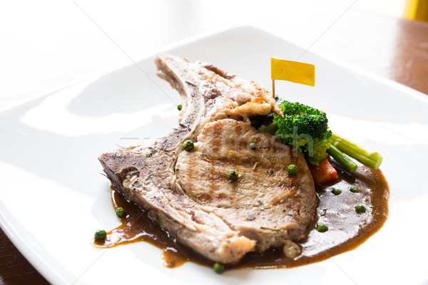 Pork chop Stock photo © vichie81