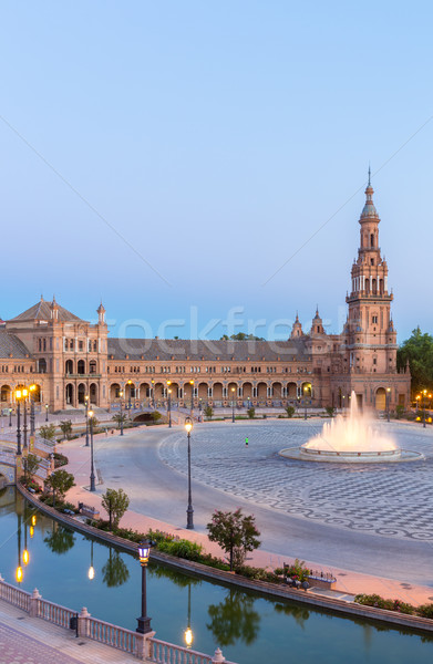 espana Plaza Seville Spain Stock photo © vichie81