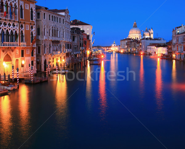 Canale Venezia Italia chiesa salute Foto d'archivio © vichie81