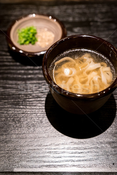 Kishimen udon noodles Stock photo © vichie81