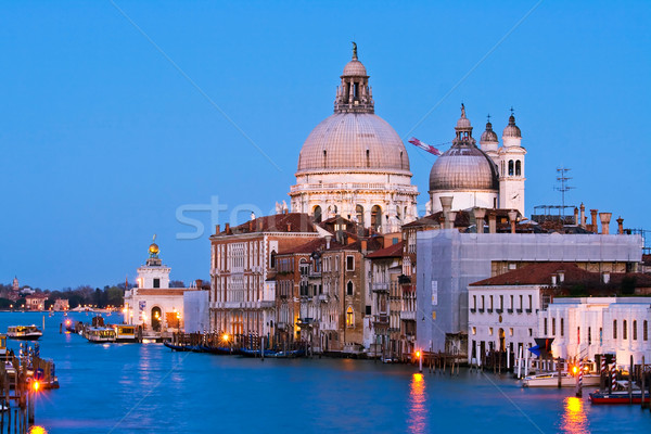 Church at Grand canal Venice Stock photo © vichie81