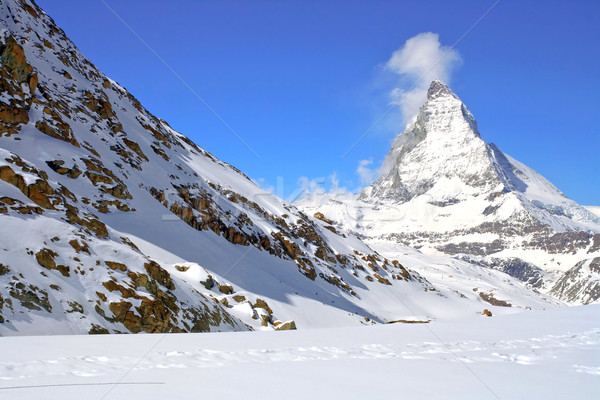 Matterhorn peak Alp Switzerland Stock photo © vichie81