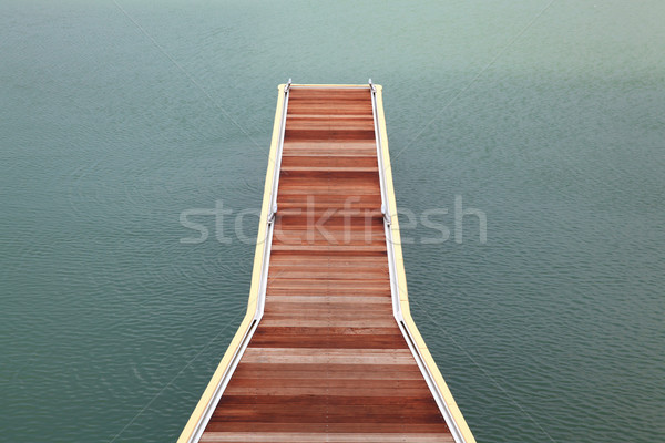 wooden jetty walkway Stock photo © vichie81