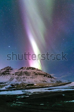 Aurora borealis Iceland Stock photo © vichie81