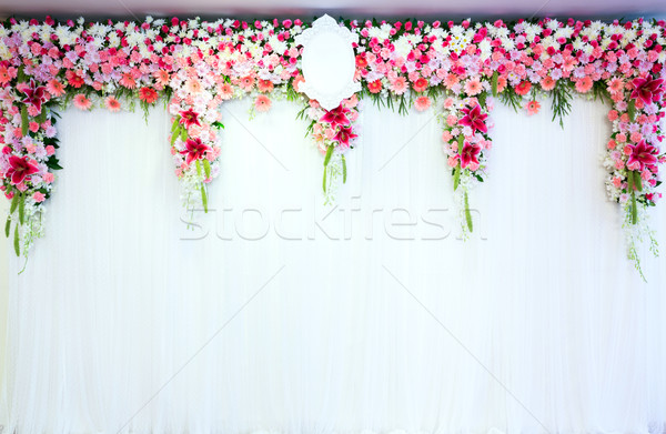 Flowers archway Stock photo © vichie81