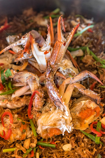 Steamed Crabs vermicelli Stock photo © vichie81