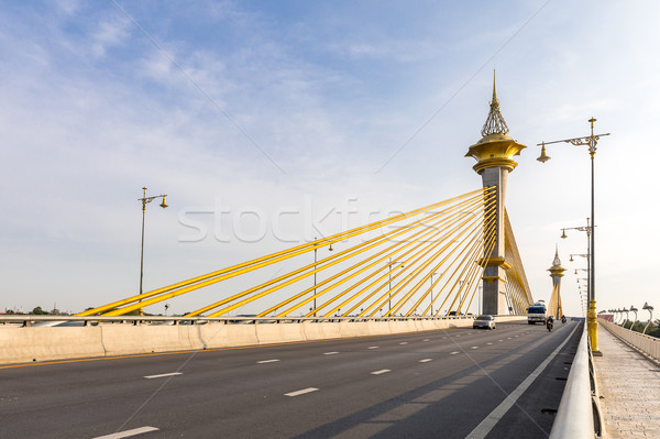 Bridge in Nonthaburi Thailand Stock photo © vichie81