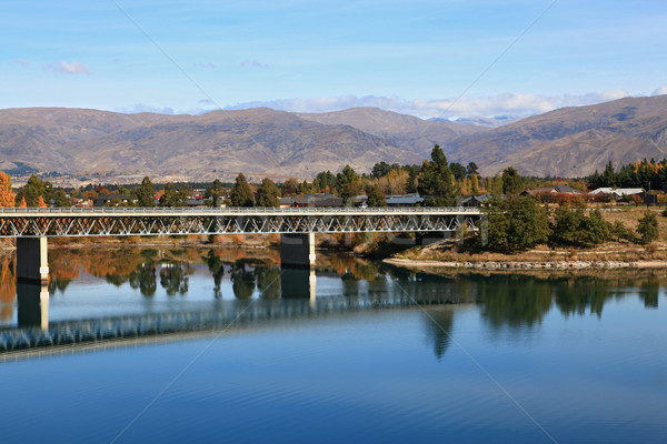 road bridge over dunstan lake Stock photo © vichie81