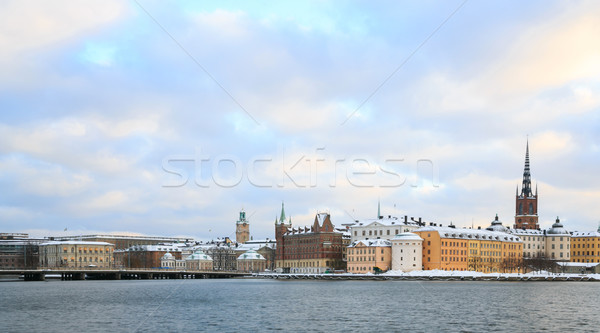 Old Town Stockholm Sweden Stock photo © vichie81