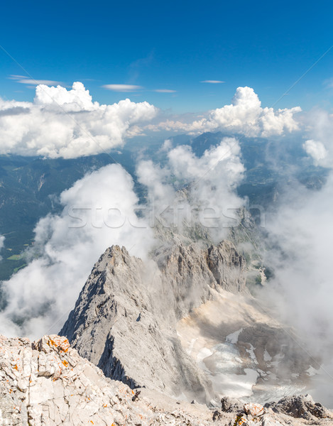 Zugspitze mountain top of Germany Stock photo © vichie81