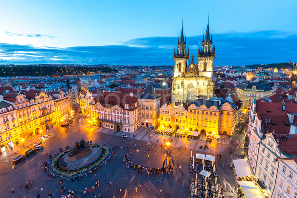 Old Town Square Prague, Czech republic  Stock photo © vichie81