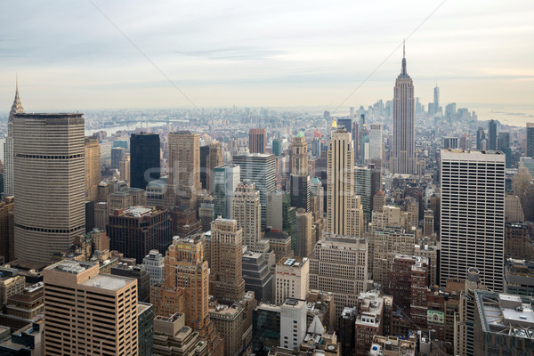 New York City skyline urbana grattacieli USA città Foto d'archivio © vichie81