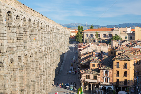 aqueduct Segovia Spain Stock photo © vichie81
