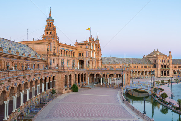 espana Plaza Seville Spain Stock photo © vichie81
