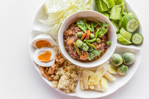 Thai chili paste Stock photo © vichie81