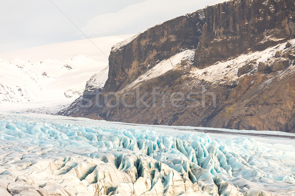 ストックフォト: 氷河 · 公園 · 雲 · 自然 · 美 · 山