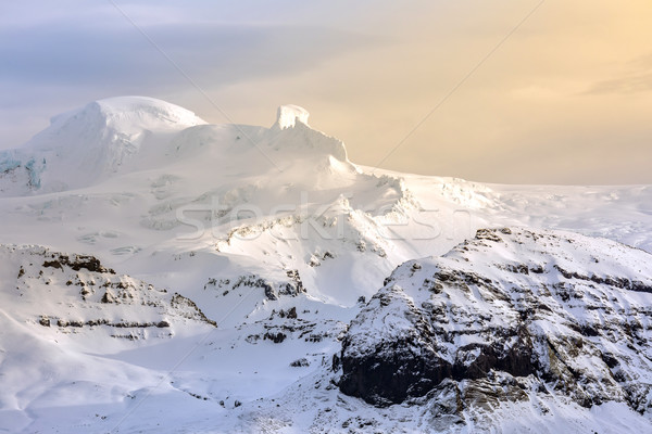 Gletscher Park Natur Landschaft Hintergrund Schönheit Stock foto © vichie81