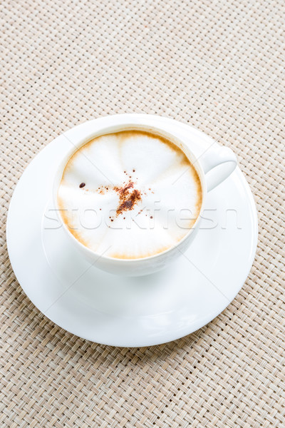 Coffee latte art Stock photo © vichie81