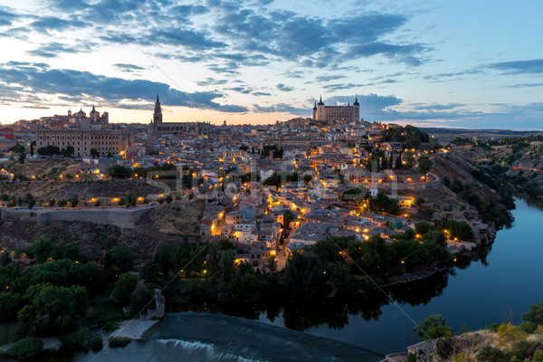 Toledo at dusk Spain Stock photo © vichie81