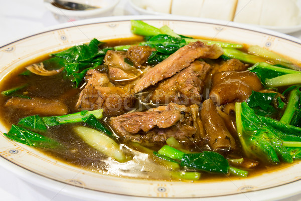 Pork knuckle stew Stock photo © vichie81