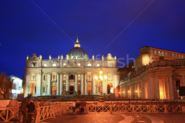 バチカン ローマ イタリア バシリカ 大聖堂 夕暮れ ストックフォト © vichie81