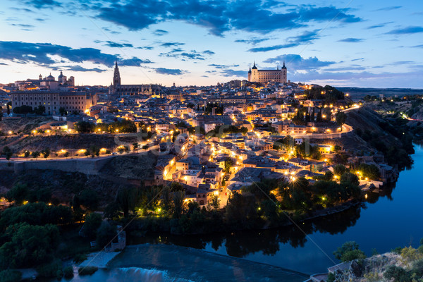 Toledo at dusk Spain Stock photo © vichie81