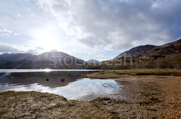 Loch Shiel Lake at Glenn Finnan Highlands Scotland Stock photo © vichie81