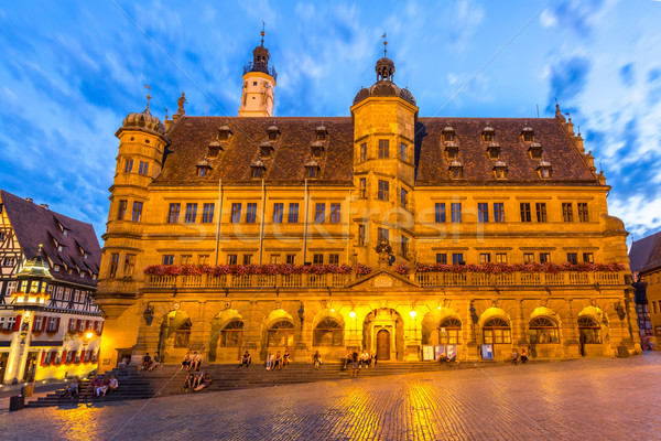 Rothenburg City hall Stock photo © vichie81