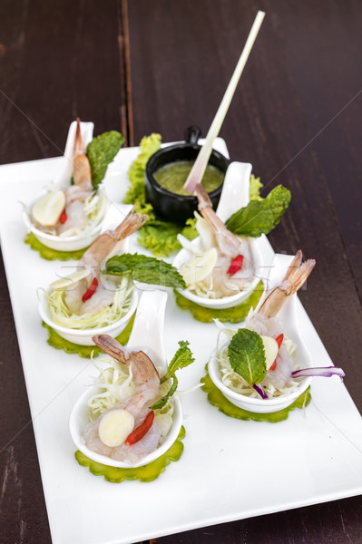 shrimp in fish sauce Stock photo © vichie81